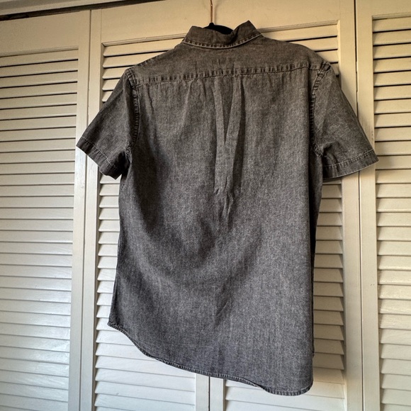 Express Charcoal Button Down Shirt - Picture 5 of 5